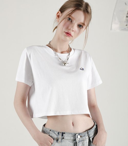 Mini Logo Crop Tee 2